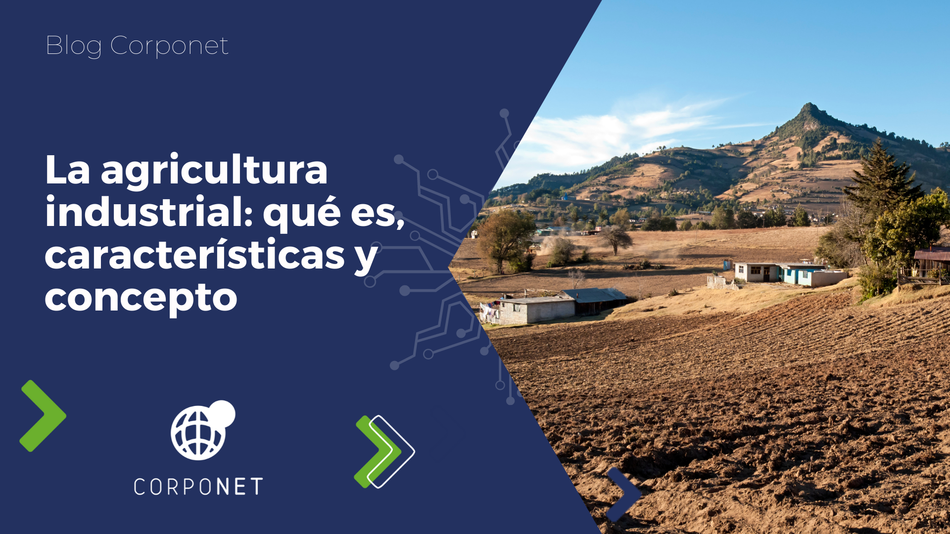La agricultura industrial qué es, características y concepto
